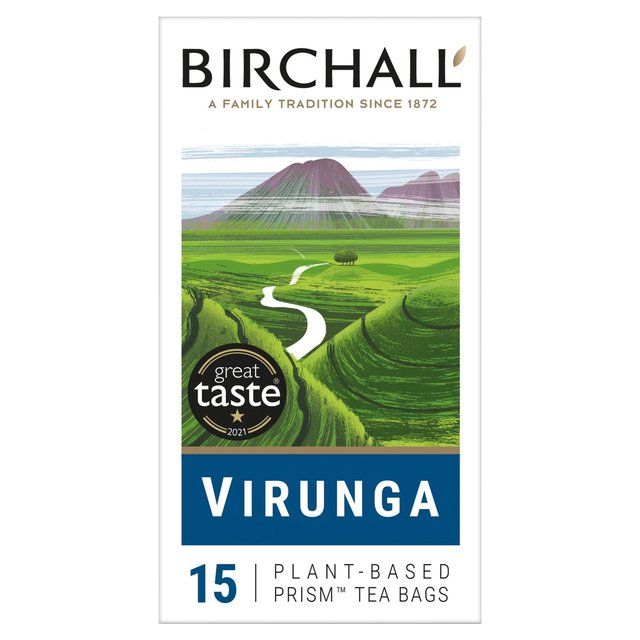 Birchall Virunga Afternoon Tea Bags, 15 Per Pack