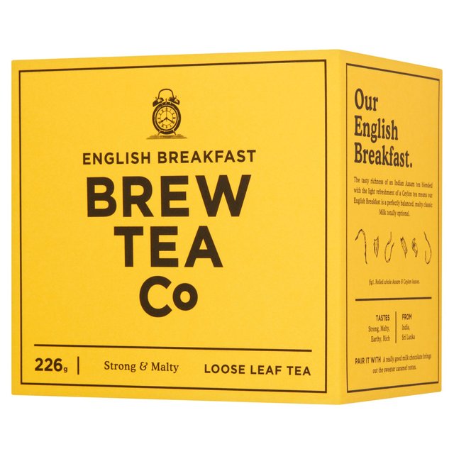 Brew Tea Co English Breakfast Loose Leaf Tea, 226g