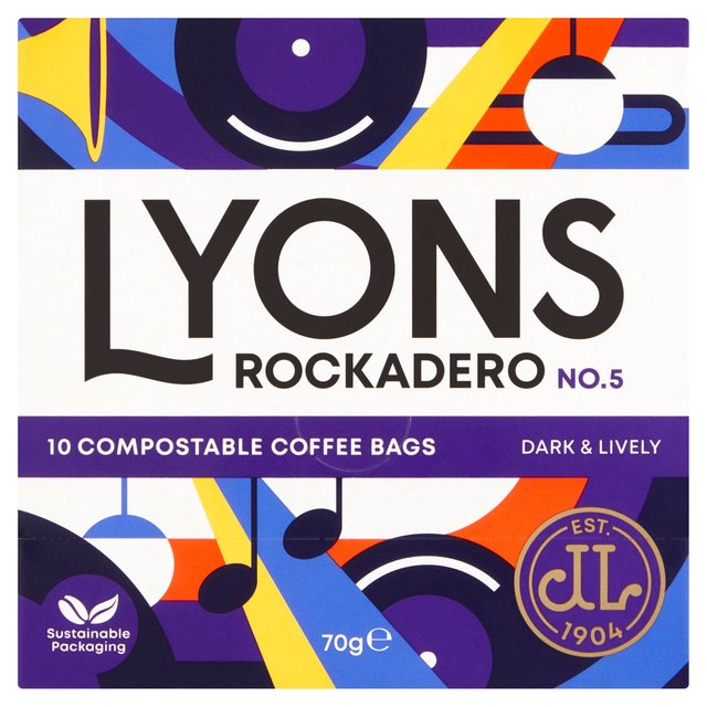 UCC Lyons Rockadero Coffee Bags, 10 Per Pack