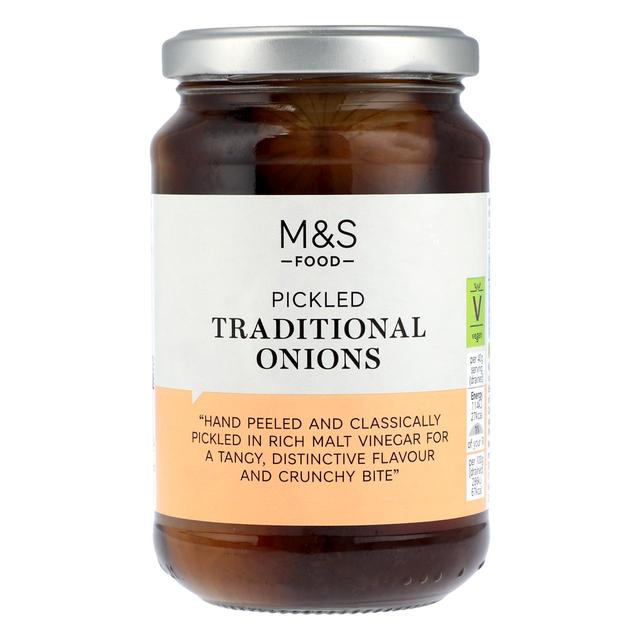 M & S Pickled Onions in Malt Vinegar, 350g