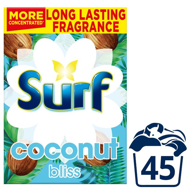 Surf Coconut Bliss Laundry Powder 45 Washes, 2.25kg