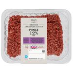 M&S Select Farms Aberdeen Angus Beef Mince 12% Fat