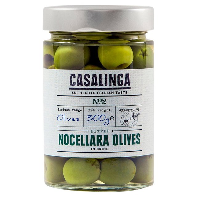 Casalinga Pitted Nocellara Olives, 300g