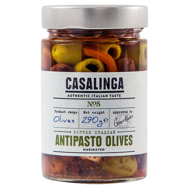 Casalinga Pitted Antipasto Olives, 290g