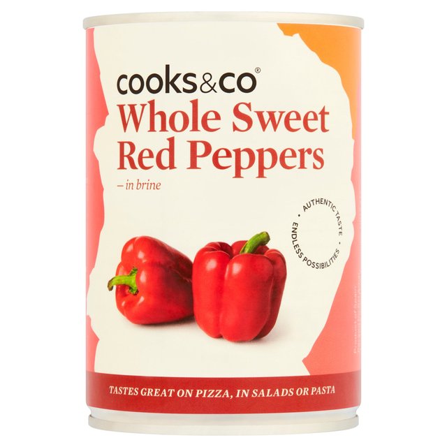 Cooks & Co Sweet Red Peppers, 390g