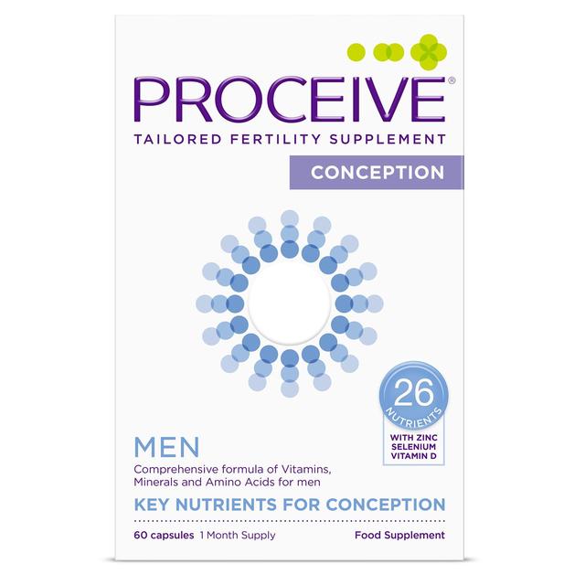 Proceive Men’s Fertility Supplement Conception Capsules, 60 Per Pack