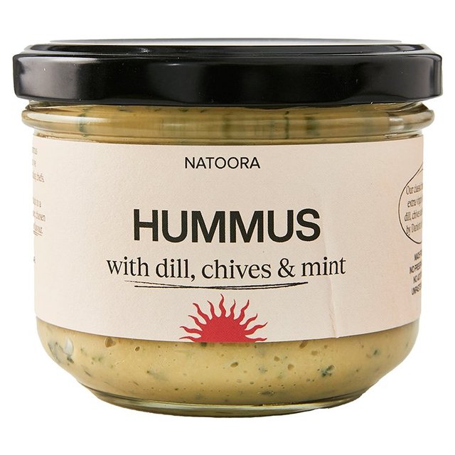 Natoora Herb Hummus With Thyme, Rosemary & Oregano, 185g