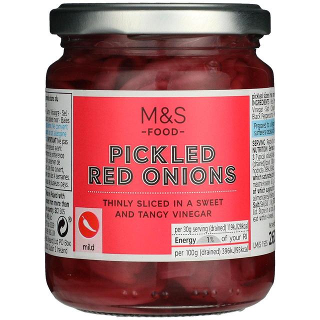 M & S Pickled Red Onions, 260g
