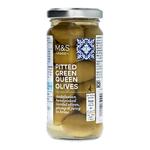 M&S Pitted Green Queen Olives