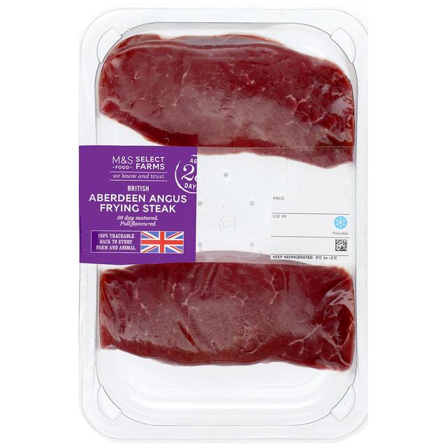 M & S Select Farms Aberdeen Angus Frying Steak, 300g