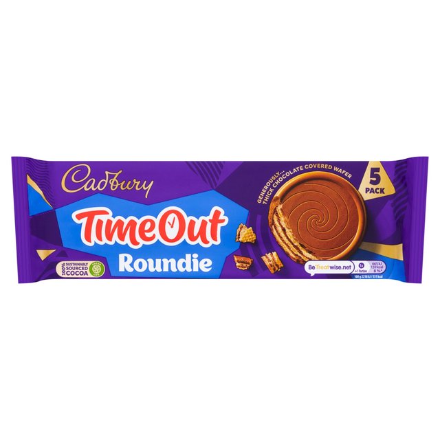 Cadbury Roundie Milk Chocolate Biscuits, 150g