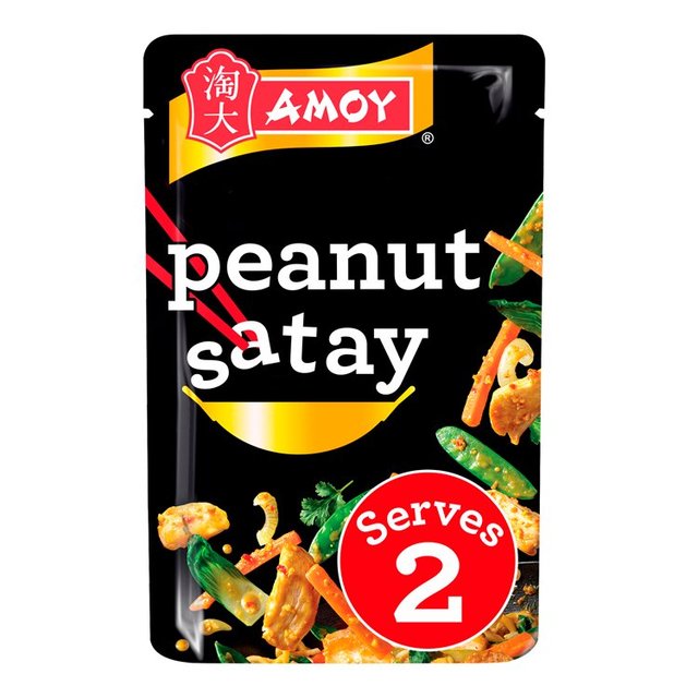 Amoy Roasted Peanut Satay Stir Fry Sauce, 120g