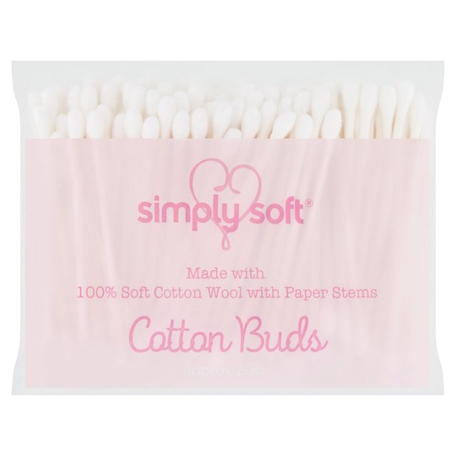Simply Soft Cotton Buds, 200 Per Pack