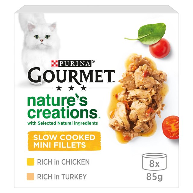 Gourmet Natures Creation Meat Cat Food, 8 x 85g
