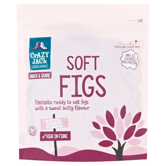 Crazy Jack Organic Soft Figs Ready To Eat, 200g