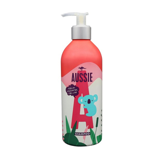Aussie Miracle Moist Shampoo Refillable Bottle, Moisturising Shampoo, 430ml