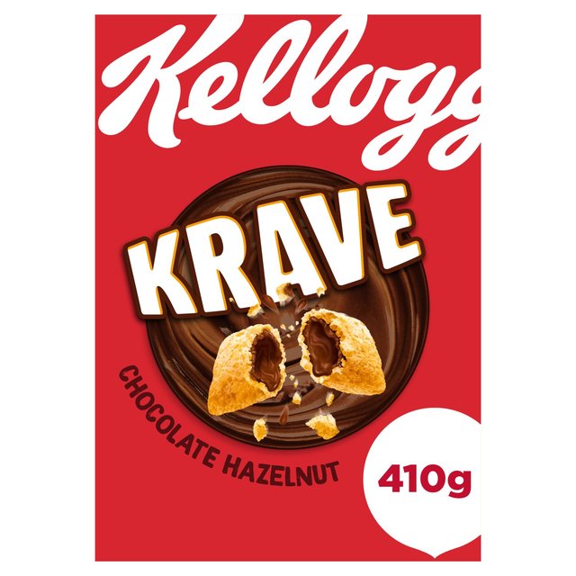 Kellogg’s Krave Chocolate Hazelnut Breakfast Cereal, 410g