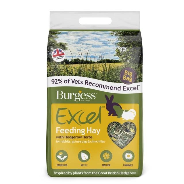 Burgess Excel Feeding Hay With Hedgerow Herbs, 3kg
