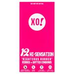 XO! Hi-Sensation 'Righteous Rubber' Ribbed + Dotted Condoms