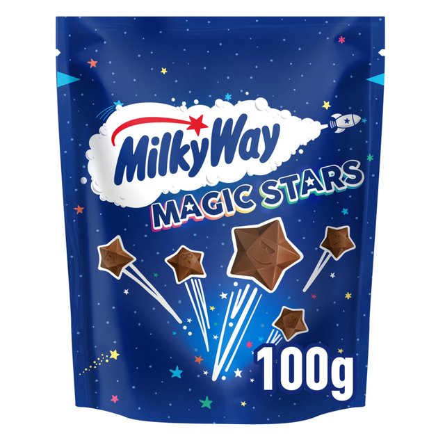 Milky Way Magic Stars Milk Chocolate Bites Pouch Bag, 100g