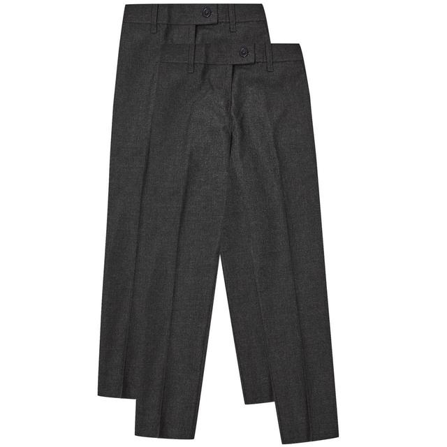 M & S Girls’ Skinny Leg School Trousers, 11-12 Years, Grey