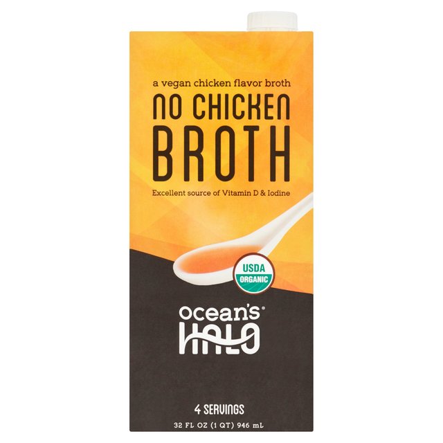Ocean’s Halo Organic No Chicken Broth, 946ml