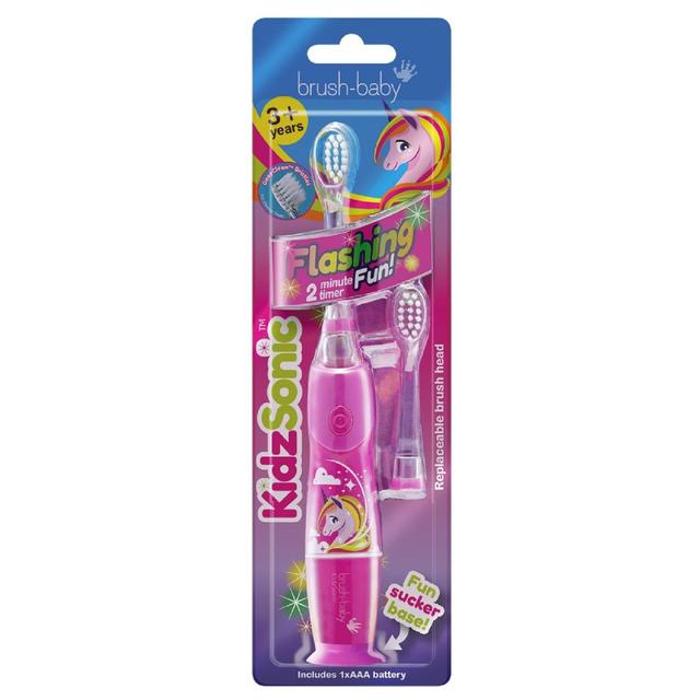 Brush-Baby Kidz Sonic Unicorn Electric Toothbrush, 3 Years+