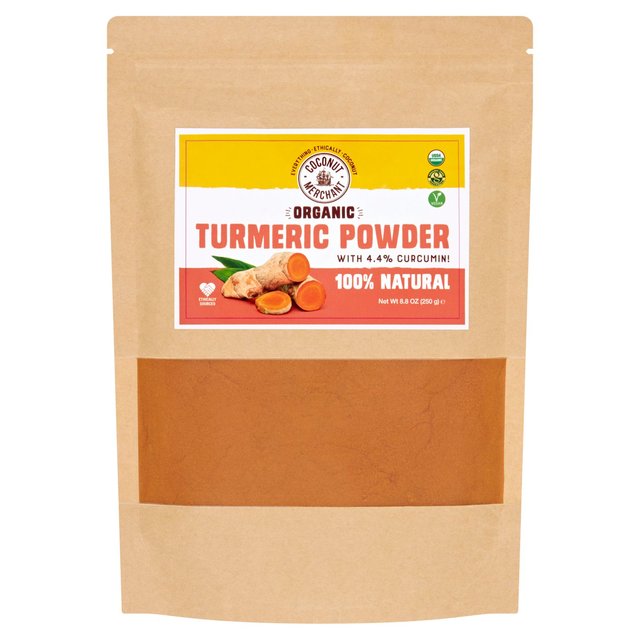 CM Naturals Coconut Merchant Naturals Organic Turmeric Powder, 250g