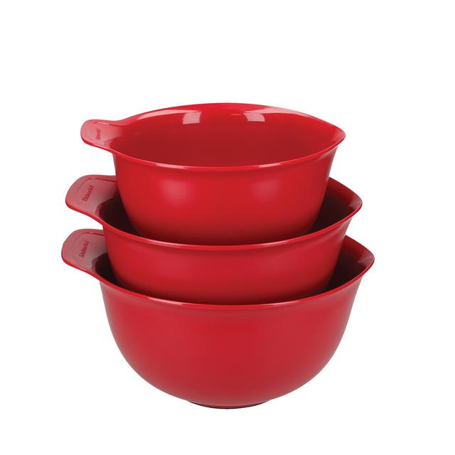 KitchenAid Universal Mixing Bowl Set, Red, 31x26x15.5cm