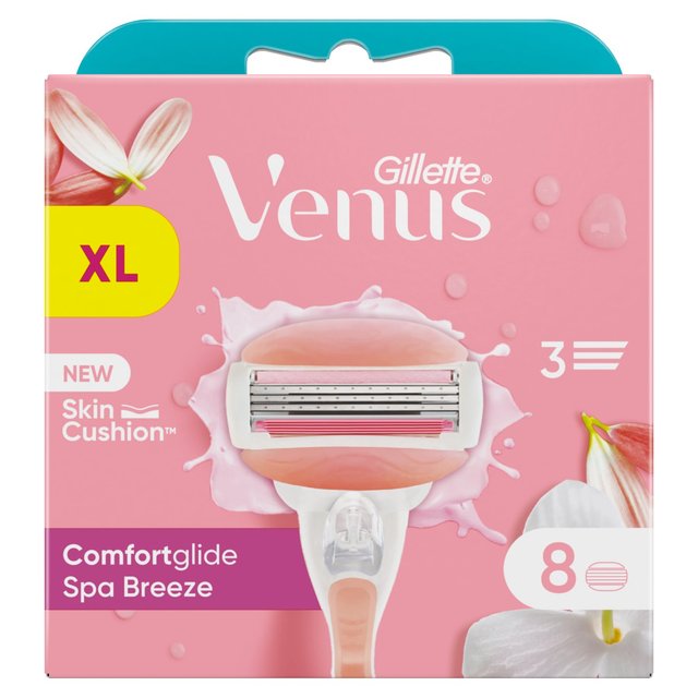 Gillette Venus Venus Spa Breeze Blades, 8 Per Pack