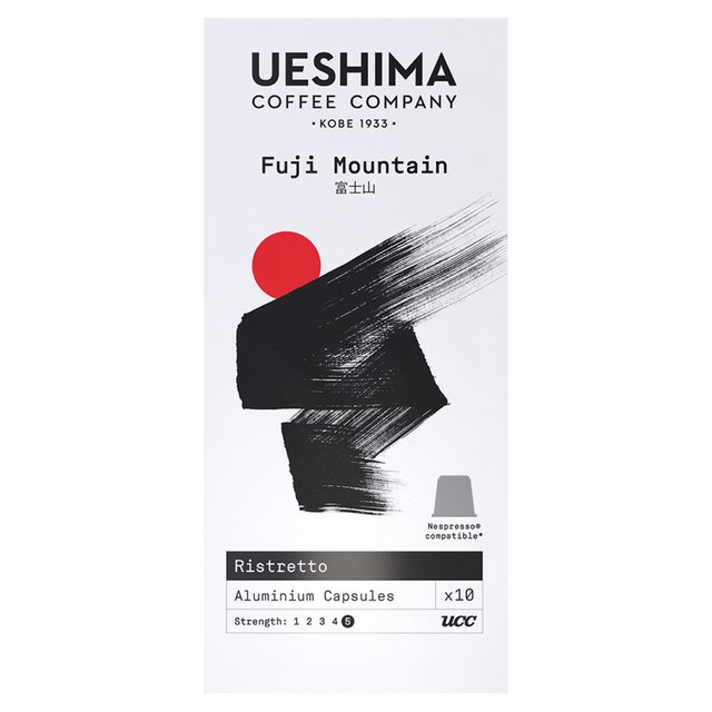 Ueshima Fuji Mountain Nespresso Compatible Capsules, 10 Per Pack