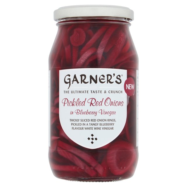 Garner’s Pickled Red Onions in Blueberry Vinegar, 430g