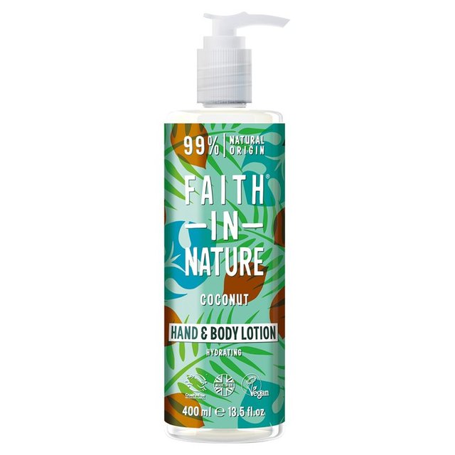 Faith in Nature Coconut Hand and Body Lotion, 400ml