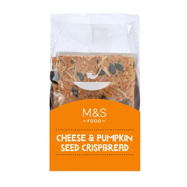 M & S Oven Baked Cheese & Pumpkin Seed Crispbread, 200g