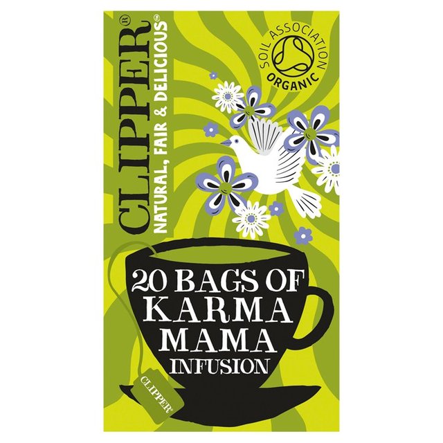 Clipper Karma Mama, Hemp, Chamomile & Tulsi Organic Infusion, 20 Per Pack