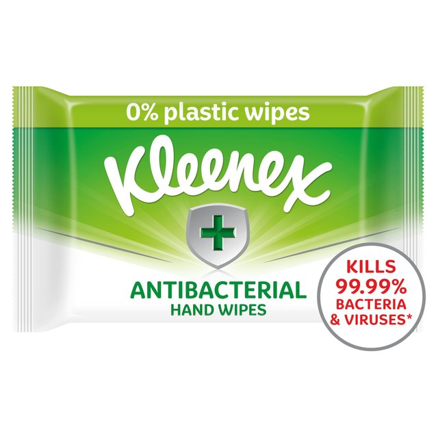 Kleenex Water Fresh Hand & Face Antibacterial Wipes, 40 per Pack