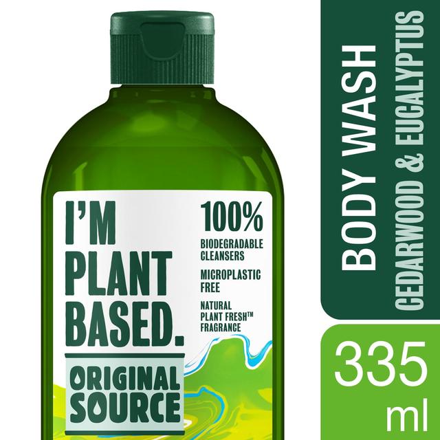 Original Source I’m Plant Based Cedarwood and Eucalyptus Shower Gel, 335ml