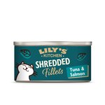 Lily's Kitchen Shredded Fillets Tuna & Salmon in Broth Wet Food for Cats