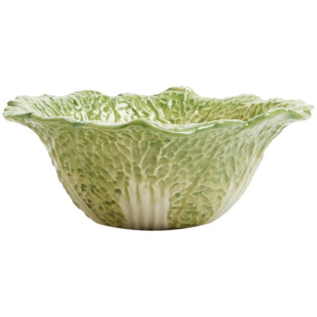 M & S Green Cabbage Serving Bowl, 7.5x19.3x19.3cm