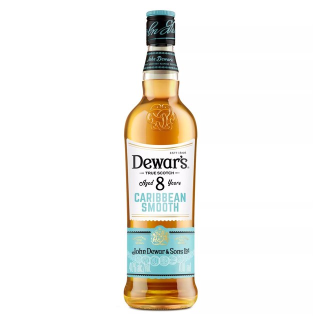 Dewars 8 Year old Caribbean Smooth Whisky, 70cl