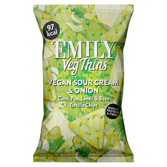 Emily Veg Thins Sour Cream & Onion, 23g