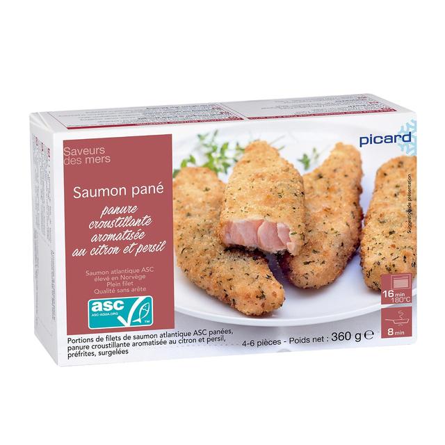 Picard ASC Breaded Salmon Pieces, 360g