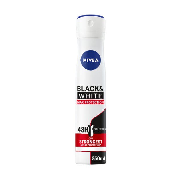 Nivea Black & White Max Protect Anti-Perspirant Deodorant Spray, 200ml