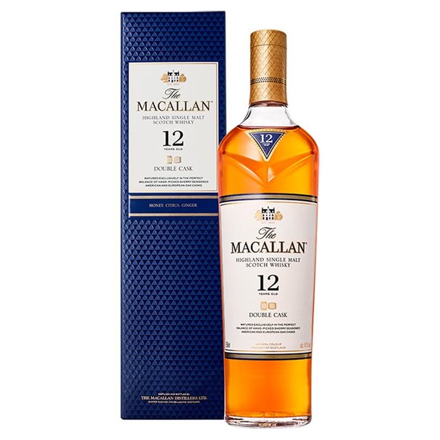 The Macallan 12 Year Old Double Cask Single Malt Whisky, 70cl