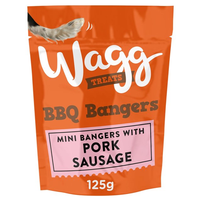 Wagg BBQ Bangers Dog Treats, 125g