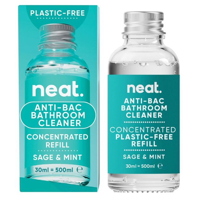 Neat Anti-Bac Bathroom Cleaner Refill Concentrate Sage & Mint, 30ml