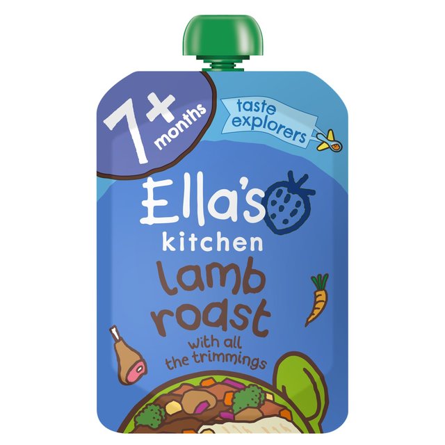 Ella’s Kitchen Lamb Roast Dinner Baby Food Pouch 7+ Months, 130g