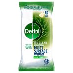 Dettol Tru Clean Antibacterial Biodegradable Crisp Pear Cleaning Wipes