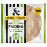 Crosta & Mollica Mini Spelt Piadina Organic