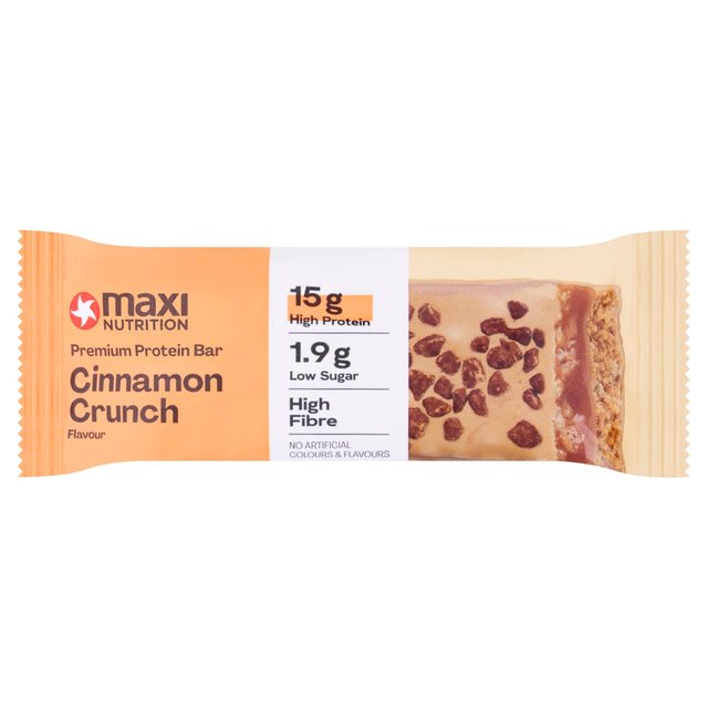 Maximuscle MaxiNutrition Cinnamon Crunch Protein Bar, 45g